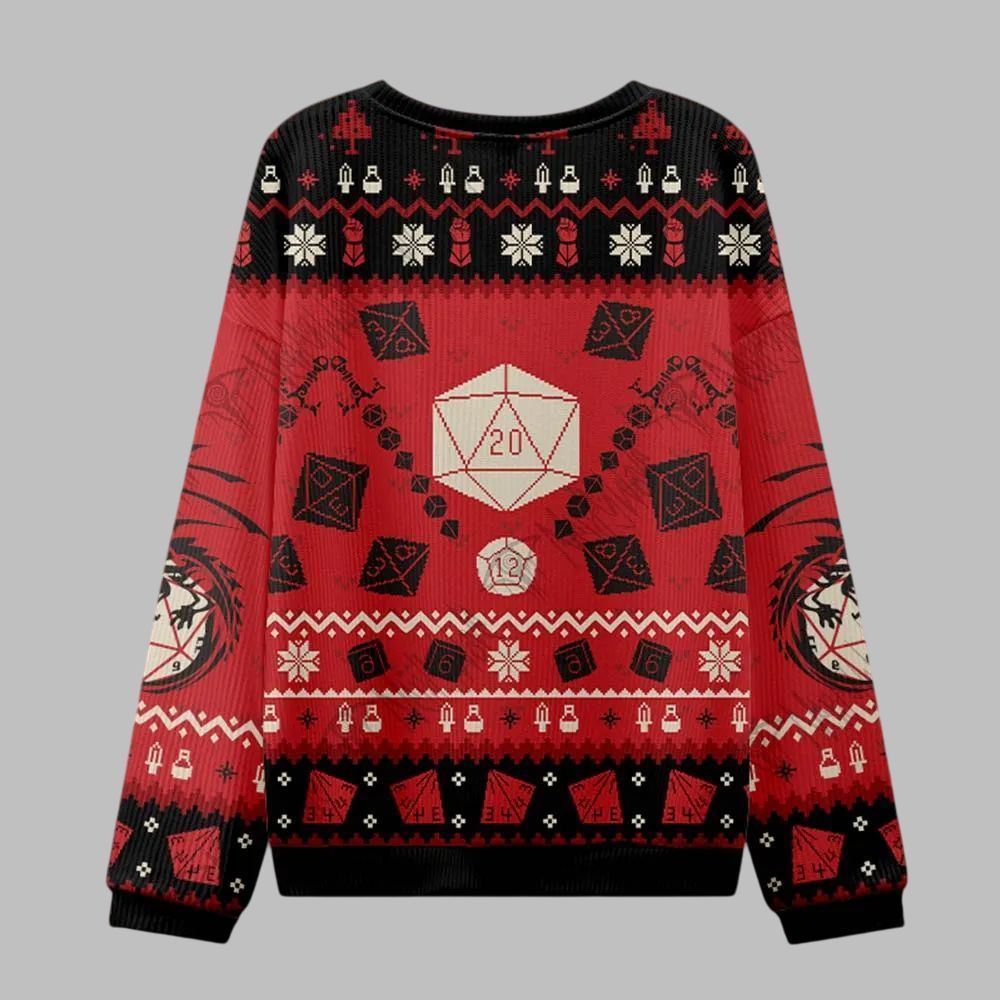2025 Christmas Have Yourself a Merry Little Critmas Ugly Christmas Sweater - Image 3