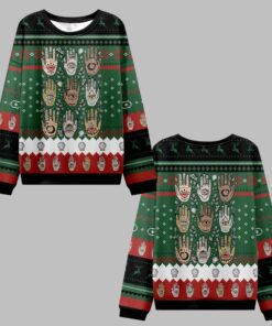 2025 Christmas Helping Hands Ugly Christmas Sweater  