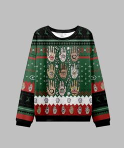 Alternative view of 2025 Christmas Helping Hands Ugly Christmas Sweater  