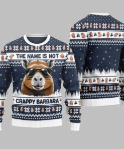 2025 Christmas Hilarious Capybara Ugly Christmas Sweater  