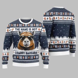 2025 Christmas Hilarious Capybara Ugly Christmas Sweater - Grishko.com