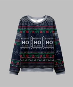 Alternative view of 2025 Christmas Ho Ho Ho Holmium Ugly Sweater  