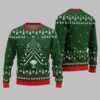 2025 Christmas Hockey Stick Tree Ugly Christmas Sweater  