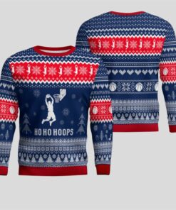2025 Christmas HoHoHoops Basketball Ugly Sweater  