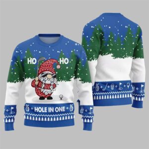 Alternative view of 2025 Christmas Hole In One Gnome Ugly Sweater - Grishko.com