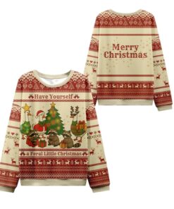 Alternative view of 2025 Christmas Holiday Animal Party Ugly Sweater  