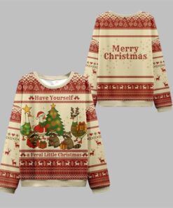 2025 Christmas Holiday Animal Party Ugly Sweater  