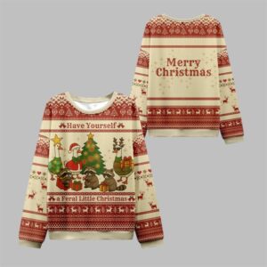 2025 Christmas Holiday Animal Party Ugly Sweater - Grishko.com