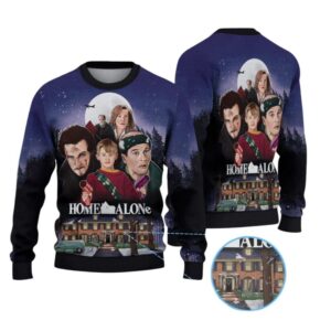 Alternative view of 2025 Christmas Home Alone Christmas Ugly Sweater - Grishko.com