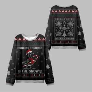 2025 Christmas Honking Through the Snow Ugly Sweater - Grishko.com