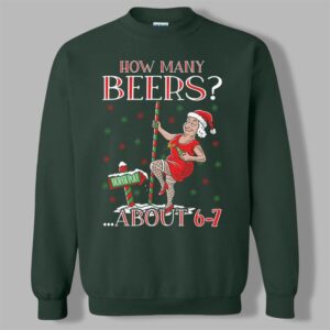 2025 Christmas How Many Beer About 6 7 Ugly Sweater - Grishko.com