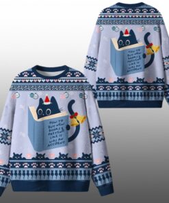 2025 Christmas How To Buy New Books Ugly Sweater  