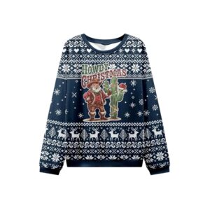 Alternative view of 2025 Christmas Howdy Christmas Ugly Sweater - Grishko.com
