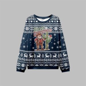 2025 Christmas Howdy Christmas Ugly Sweater - Grishko.com