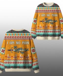 2025 Christmas I Am No Man Ugly Sweater  