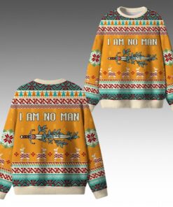 Alternative view of 2025 Christmas I Am No Man Ugly Sweater  
