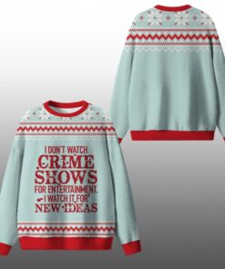2025 Christmas I Don't Watch Crime Shows Ugly Sweater  
