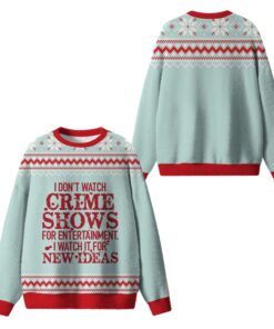 Alternative view of 2025 Christmas I Don't Watch Crime Shows Ugly Sweater  