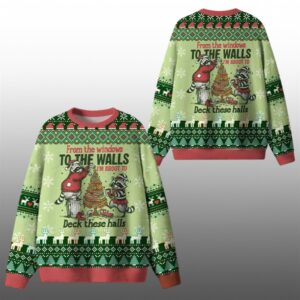 2025 Christmas I'm About To Deck These Halls Ugly Sweater - Grishko.com