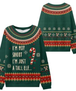 Alternative view of 2025 Christmas Im Not Short Ugly Sweater  