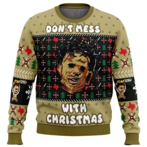 2025 Christmas in Texas Leatherface Ugly Christmas Sweater
