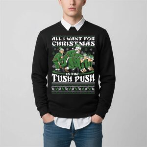 Alternative view of 2025 Christmas Is The Tush Push Ugly Sweater - Grishko.com