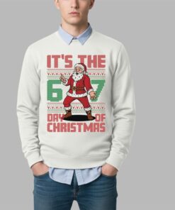 Alternative view of 2025 Christmas It is The 6 7 Day Of Christmas Ugly Sweater  