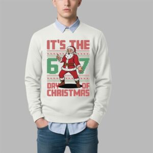 Alternative view of 2025 Christmas It is The 6 7 Day Of Christmas Ugly Sweater - Grishko.com