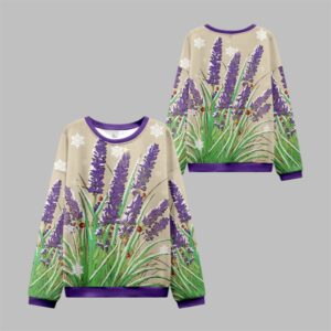 2025 Christmas Japanese Lavender Ugly Sweater - Grishko.com