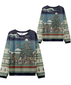 Alternative view of 2025 Christmas Japanese Traditions Ugly Sweater  