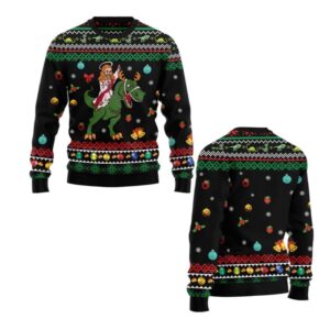 Alternative view of 2025 Christmas Jesus Christmas Ugly Christmas Sweater - Grishko.com