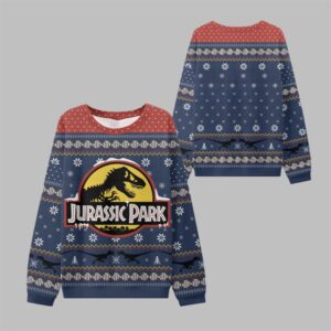 2025 Christmas Jurassic Park Ugly Sweater - Grishko.com