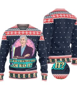 Alternative view of 2025 Christmas Keith Morrison It Was A Beautiful Day Or Was It Ugly Christmas Sweater  