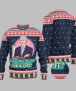 2025 Christmas Keith Morrison It Was A Beautiful Day Or Was It Ugly Christmas Sweater  
