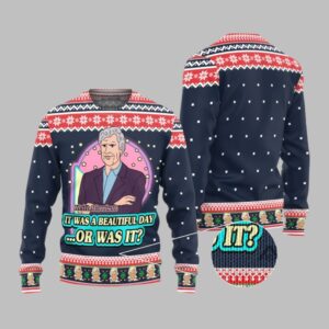 2025 Christmas Keith Morrison It Was A Beautiful Day Or Was It Ugly Christmas Sweater - Grishko.com