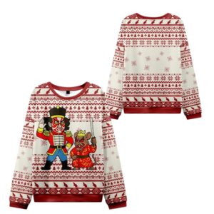 Alternative view of 2025 Christmas Knight And His King Ugly Sweater - Grishko.com