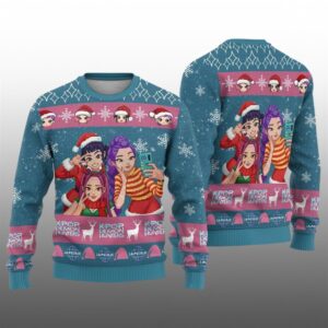 2025 Christmas Kpop Group Christmas Ugly Sweater - Grishko.com