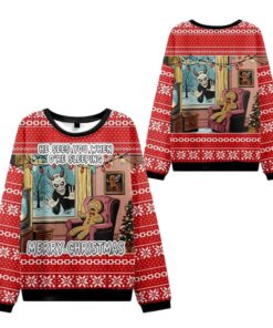 Alternative view of 2025 Christmas Krampus Is Coming Ugly Sweater  