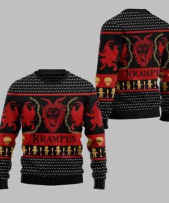 2025 Christmas Krampus Ugly Christmas Sweater  