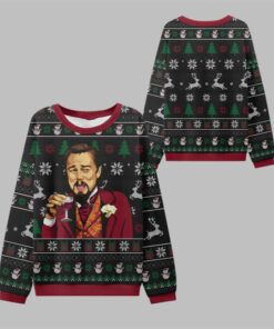 2025 Christmas Laughing Meme Toast Ugly Sweater  
