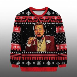 2025 Christmas Leonardo DiCaprio Meme Ugly Christmas Sweater - Grishko.com