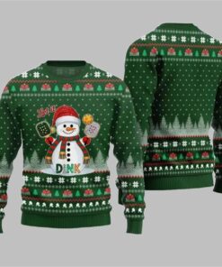 2025 Christmas Let It Dink Pickleball Ugly Sweater  