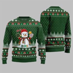 2025 Christmas Let It Dink Pickleball Ugly Sweater - Grishko.com
