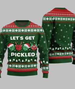 2025 Christmas Let's Get Pickled Ugly Sweater  