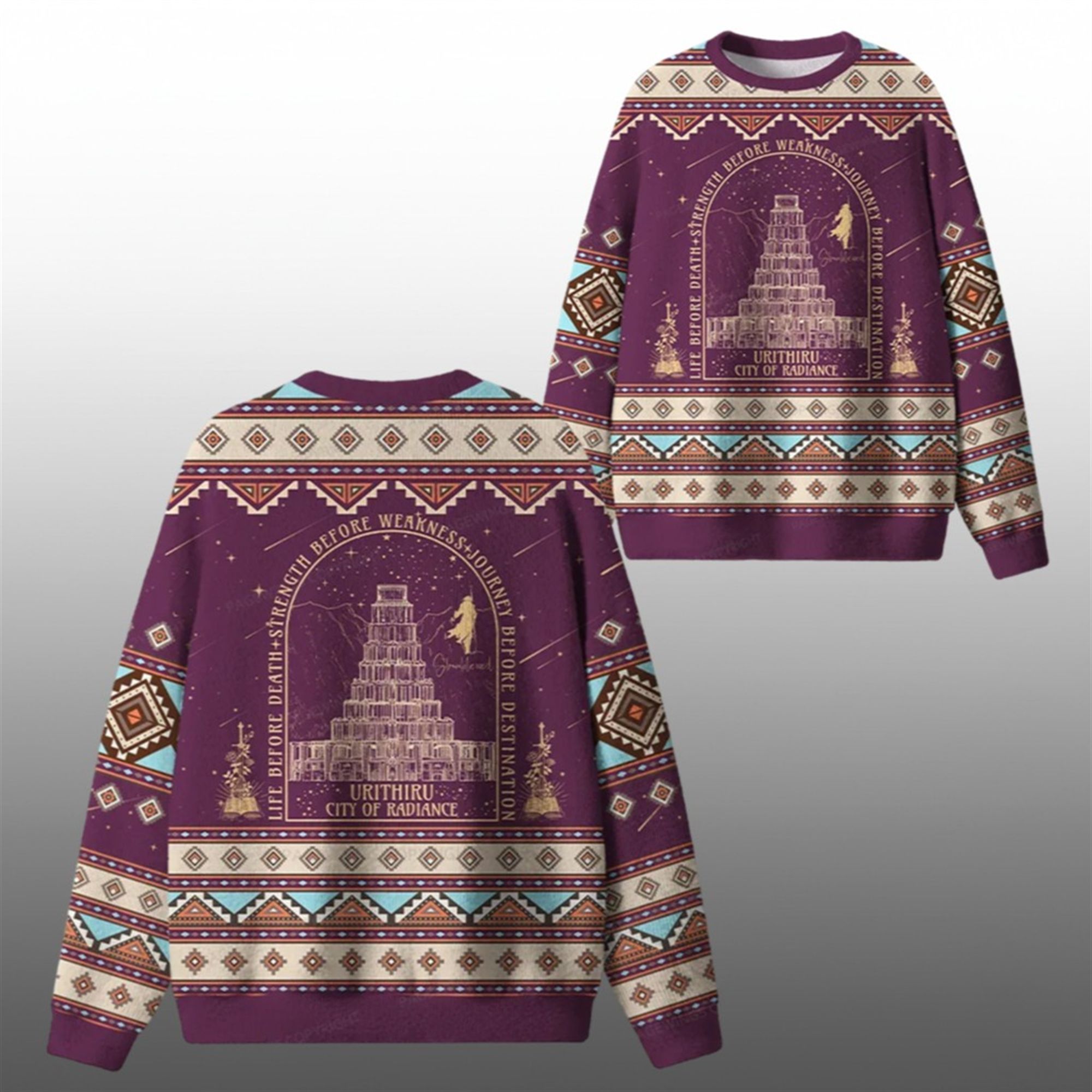 2025 Christmas Life Before Death Ugly Sweater - Grishko.com