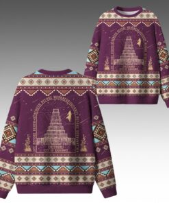 Alternative view of 2025 Christmas Life Before Death Ugly Sweater  