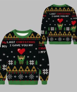 2025 Christmas Link To My Heart Zelda Ugly Sweater  
