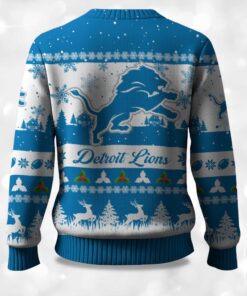 Alternative view of 2025 Christmas Lions Festive Reindeer & Tree Ugly Sweater