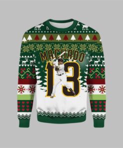 2025 Christmas Machado Padres Ugly Sweater  