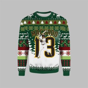 2025 Christmas Machado Padres Ugly Sweater - Grishko.com